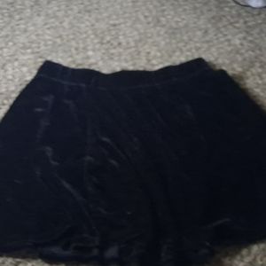 Felt black skirt